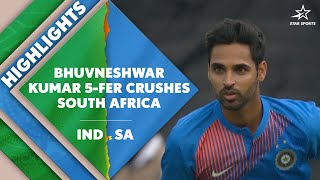 Shikhar Dhawan Masterclass Bhuvneshwar Kumar Magic Dominated South Africa in 2018 [upl. by Piderit504]