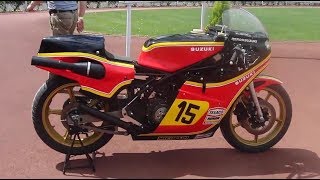 1979 Suzuki RGB 500 XR27 500cc GP racer walk round amp start up [upl. by Inoj372]