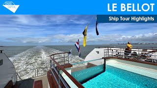 Le Bellot Cruise Ship Tour Highlights Ponant [upl. by Pinkerton]