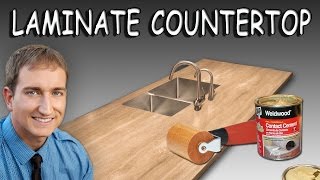 How To Install Sheet Laminate On A Countertop [upl. by Egedan]