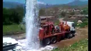 Watertec 24 Water Well Drilling Rig in Kurdistan Iraq [upl. by Vasos]