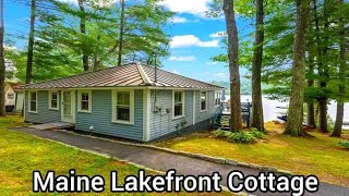 Maine Lakefront Homes For Sale  479k Maine Real Estate For Sale  Maine Vacation Rentals For Sale [upl. by Imas720]