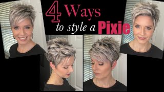 Pixie Hair Tutorials  4 Styles in 1 Video [upl. by Eiramalegna739]