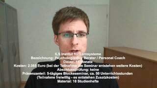 Fernstudium Psychologie vlog010  Psychologischer Berater [upl. by Tillie700]