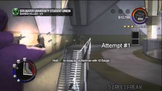 Saints Row Walkthrough Mission Fail Complation [upl. by Balbinder]