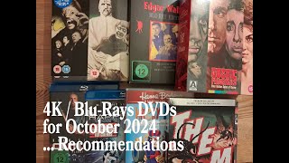 4K Blurays DVDs Watched This Month Quick Reviews [upl. by Rednal431]