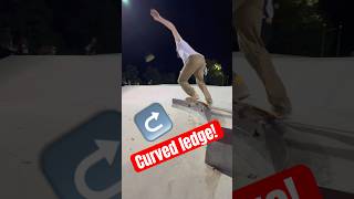 Skating a curved ledge [upl. by Daberath]