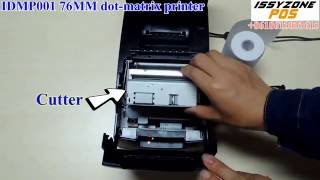 Dot Matrix Printer 9 pins with Auto cutter IDMP001 [upl. by Mctyre]