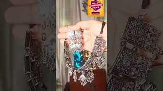 meesho oxidised Jewellery haul for Navratri shorts viral meeshohaul [upl. by Kcirddes982]