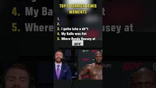 Top 5 Derrick Lewis Moments ufcedmonton [upl. by Nnybor]