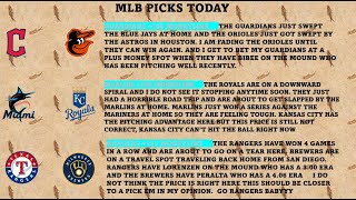 MLB Picks June 24th Best Bets Today [upl. by Gnuy]