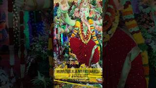 Marathahalli Ganesh pujashortsvideo youtubeshorts bangalore ganesh festival youtube bappa [upl. by Tut]