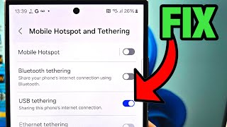 Samsung Galaxy S24 Ultra USB Tethering NOT Working SOLVED [upl. by Edd]