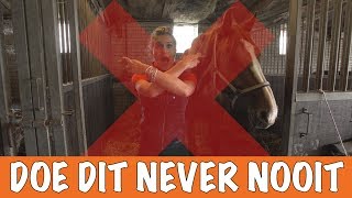 DOE DIT NEVER NOOIT  PaardenpraatTV [upl. by Nihhi]