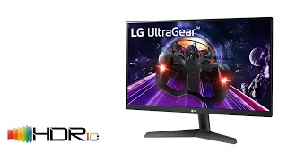 LG 24GN600B 238quot 144Hz gaming monitor overview and unboxing [upl. by Zora418]