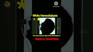 HEAMODIALYSIS amp MUSCLE CRAMPS SPASMS youtubeshorts biology neet medicalmemes science [upl. by Nnanaej]