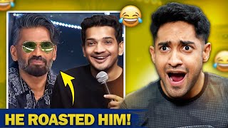 Munawar faruqui Roasted Sunil Shetty FUNNY MEMES [upl. by Brucie923]