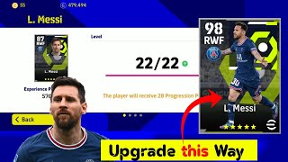 Messi Max Rating Pes 2022  Messi Max Level  eFootball 2022 Mobile [upl. by Orten808]