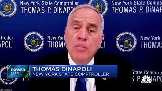 Wall Street bonuses fall to prepandemic levels says New York state comptroller Thomas DiNapoli [upl. by Mallen]