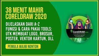 Belajar Coreldraw  tutorial corel draw 2020 bahasa indonesia [upl. by Venita]