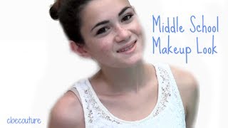 Middle School Makeup Look  CloeCouture [upl. by Bonilla484]