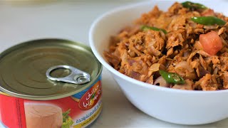 Canned Tuna Recipe for Dinner  Canned Tuna recipe to go with Rice Roti or Bread [upl. by Aissatan]