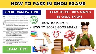 How to Pass in GNDU Exams 2024 😱🔥 Gndu Exam Tips amp Tricks  How to Score Good Marks in Gndu Exams [upl. by Nilyram]