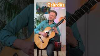 Csárdás  Vittorio Monti arranged and performed by Dimitri Lavrentiev guitar music [upl. by Nonregla]