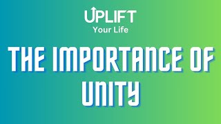 The Importance of Unity Devotional [upl. by Cone]