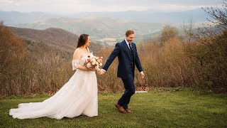 Breathtaking Views at the Swag in Waynesville NC  The Swag Wedding Video  Madison  Lucas [upl. by Aidaas]