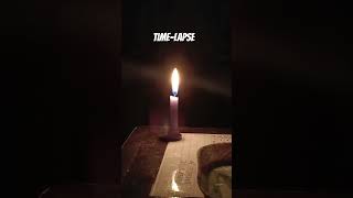 🕯️ Candle time 🌅 lapse timelapse candletimelapse candle shorts newshortvideo [upl. by Nailij612]