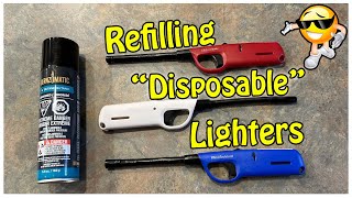 How To Refill A Disposable Lighter [upl. by Stasny]