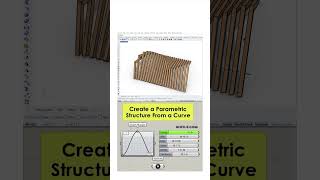 Parametric Structure Rhino Grasshopper shorts [upl. by Antonin]