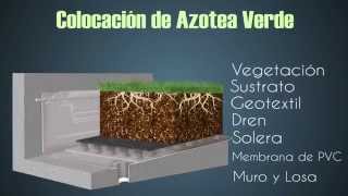 Instalación de Azoteas Verdes [upl. by Tdnerb]