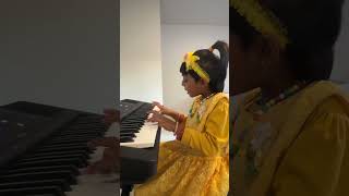 Aeshna is playing Fule Fule dhole dhole Bengali Song in piano by both hands moupikum1697 [upl. by Grinnell]