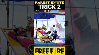 Rarest Emote Trick 2😱 freefire freefiremax trending shorts [upl. by Nelleoj]