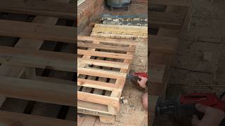 Using up some pallets palletfurniture freebies woodworking shedbuild Hactv haveacrack [upl. by Jordanson510]