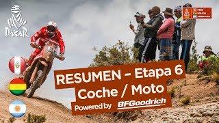 Resumen  CocheMoto  Etapa 6 Arequipa  La Paz  Dakar 2018 [upl. by Netsua]