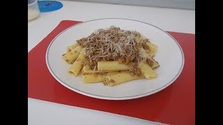 PASTA AL RAGÙ BIANCO  Ricetta facile e gustosa  Le ricette di zia Franca [upl. by Odlaw]