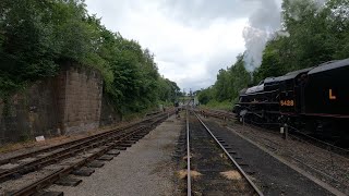 Trip from Grosmont to Pickering on Class 37 No 37264 at the North Yorkshire Moors Railway [upl. by Enawd]