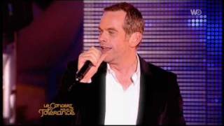 Garou  Seul live Le Concert pour la Tolérance [upl. by Yemerej]