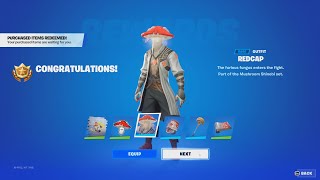 How To COMPLETE ALL REFER A FRIEND QUESTS in Fortnite Free Redcap Skin [upl. by Eldred]