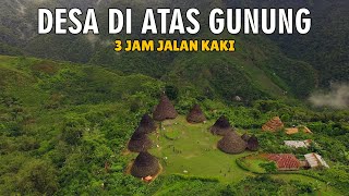 DESA DI ATAS BUKIT  Hanya ada 7 Rumah adat yang bernama Mbaru Niang  Luang Lula Petualang [upl. by Ecineg79]