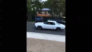 HQ 350 Monaro gets sideways UPHILL acceleration and SOUND [upl. by Celestina981]