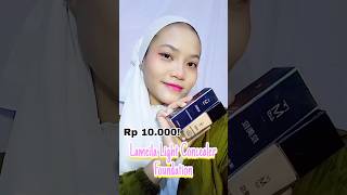 Review Lameila Light Concealer Foundation Cuma Rp 10000 Bagus Gak Nih [upl. by Bekaj]