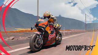 Is this the craziest sounding V4 bike in gaming history  The Crew Motorfest KTM RC16 Gameplay [upl. by Aniles]