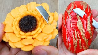 Relaxing Soap Cutting ASMR Satisfying Soap and lipstick cutting Corte de jabón  908 [upl. by Otha885]