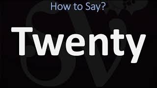 How to Pronounce Twenty 2 WAYS UKBritish Vs USAmerican English Pronunciation [upl. by Lehsreh]