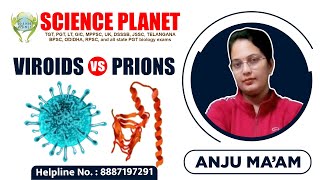 VIROIDS VS PRIONS by Anju Mam of Science Planet [upl. by Nolla]