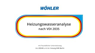 Heizungswasseranalyse nach VDI 2035 [upl. by Kiah959]